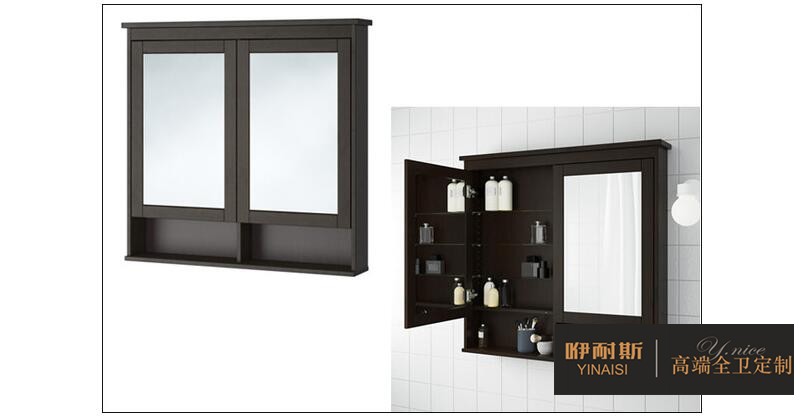 方案4:浴室柜+鏡柜+帶全身鏡高柜 方案4:浴室柜+鏡柜+帶全身鏡高柜